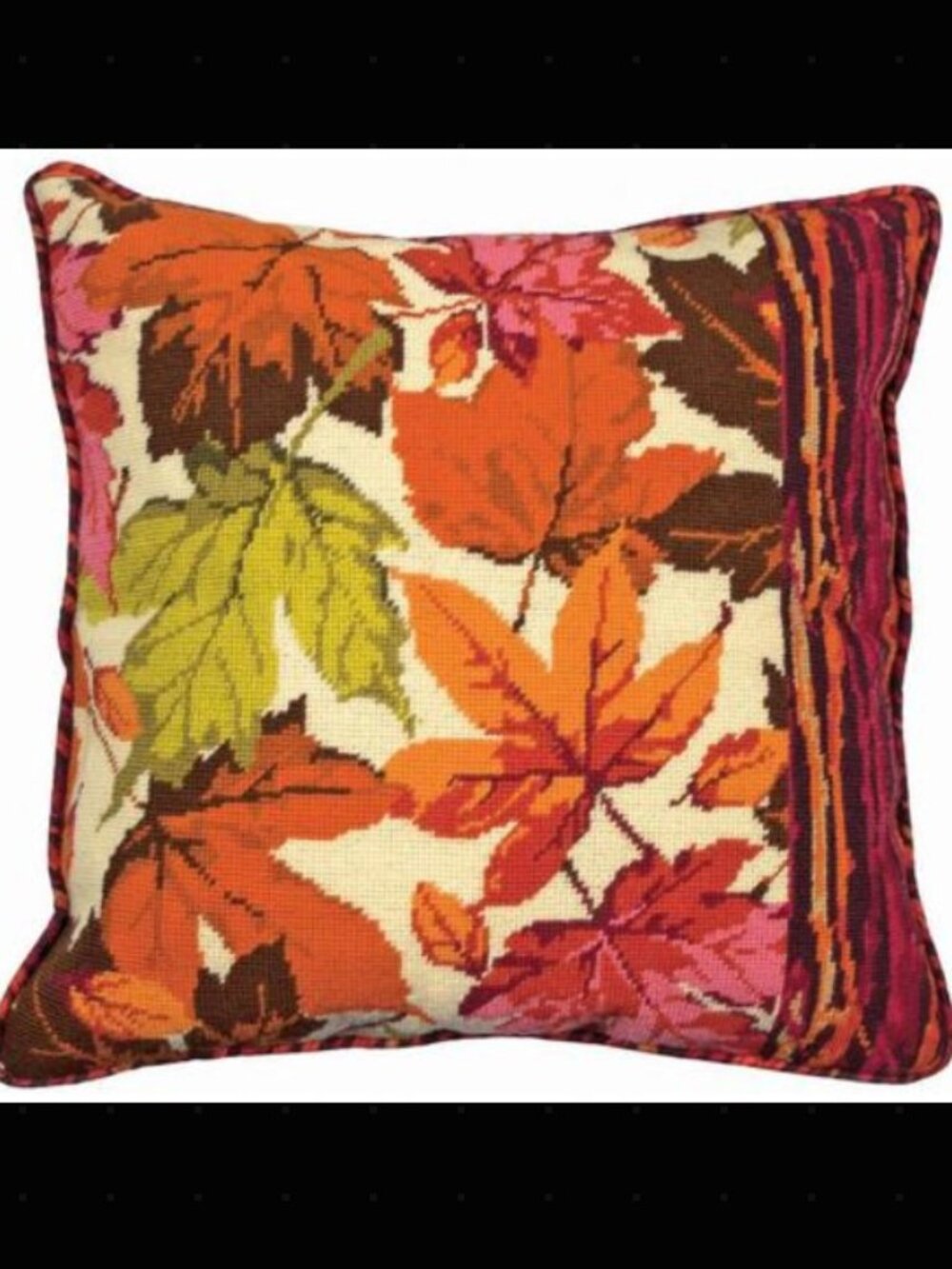 NEW, Anchor Needlepoint Tapestry Kit - Fall Leaves by Martha Negley